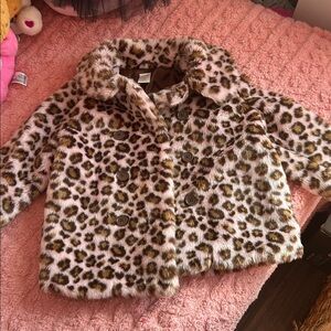 Gymboree Brown Faux Fur Jacket